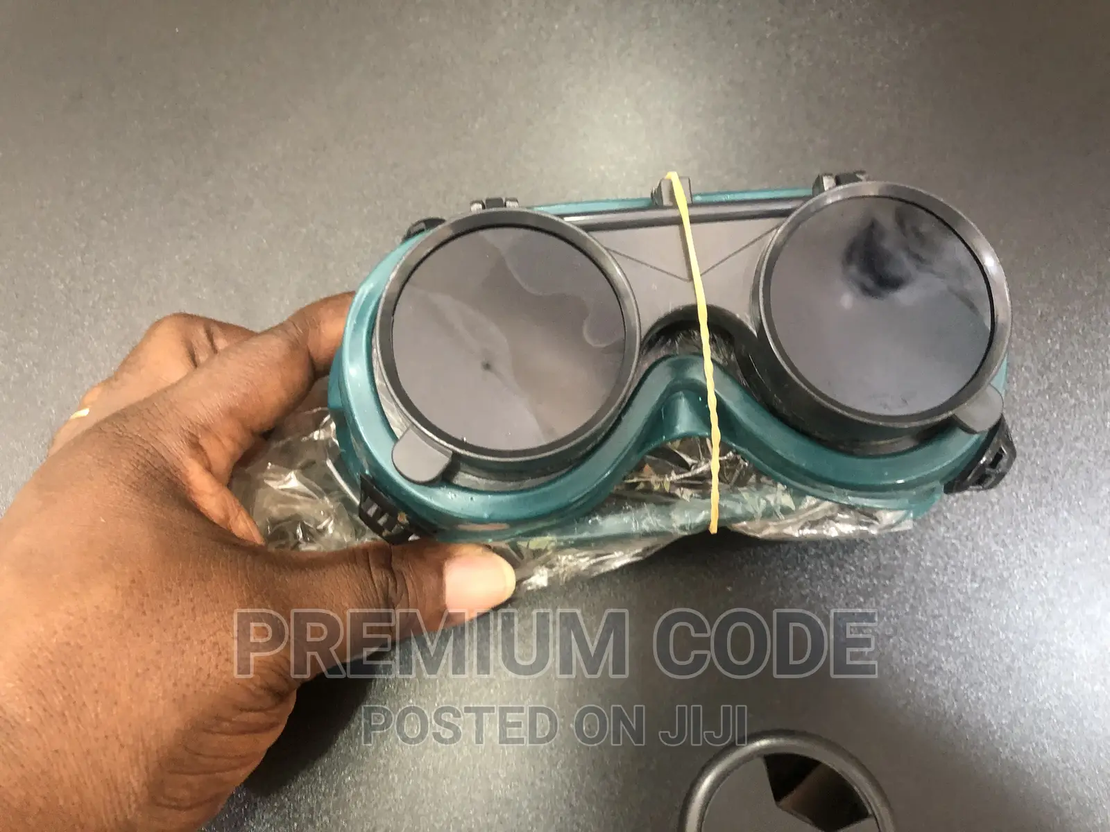 Welding Googles, 2 In 1 Black And White