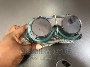 Welding Googles, 2 In 1 Black And White