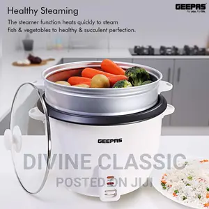 Geepas 2.8 Lit Rice Cooker With Steamer