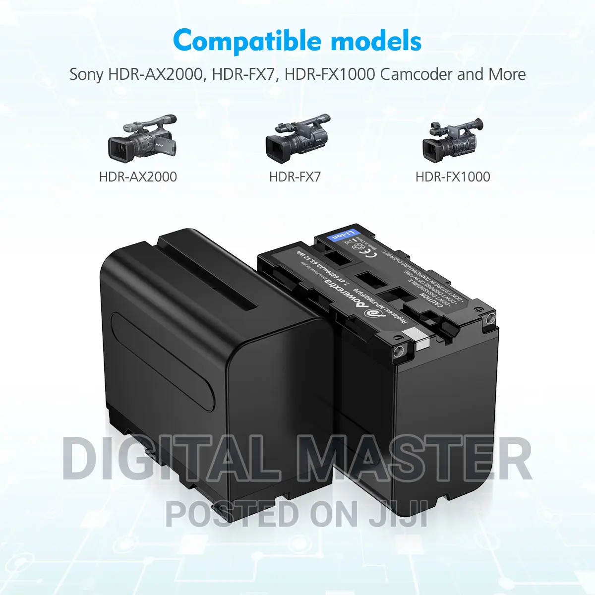 Powerextra NP-F970 (2 Battery Kit Pack)