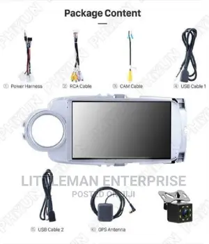 Toyota Vitz 2012-2016 Android Player +FREE CAMERA