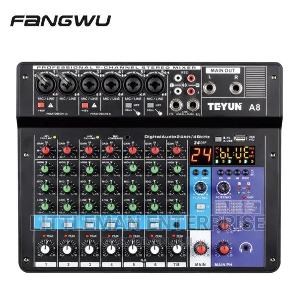 Audio Mixer 8 Channel