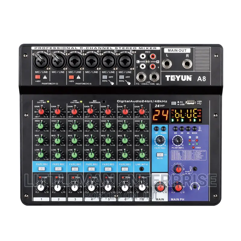 Audio Mixer 8 Channel