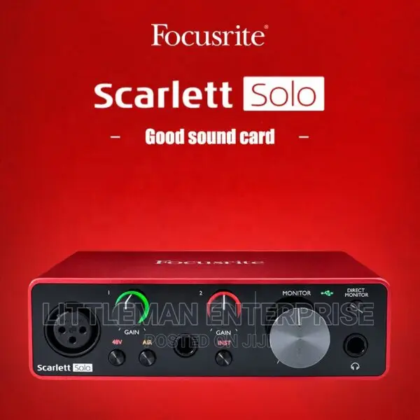 Focusrite Scarlet Solo Sound Card