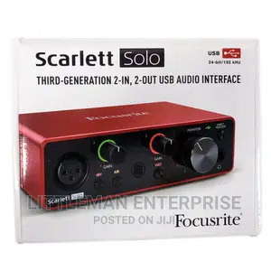 Focusrite Scarlet Solo Sound Card