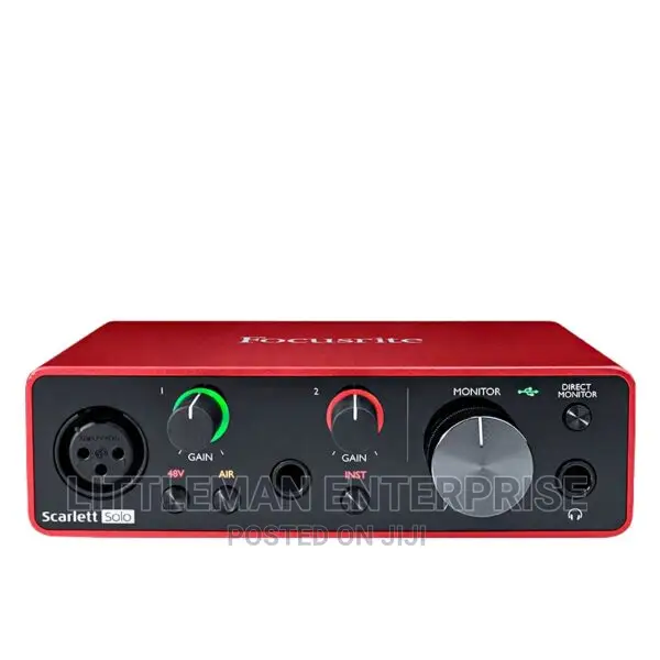 Focusrite Scarlet Solo Sound Card