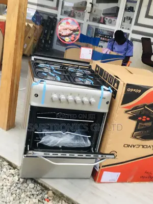 Oven With Grill 60x60 Electric Ferre 4 Gas Burner Cooker 