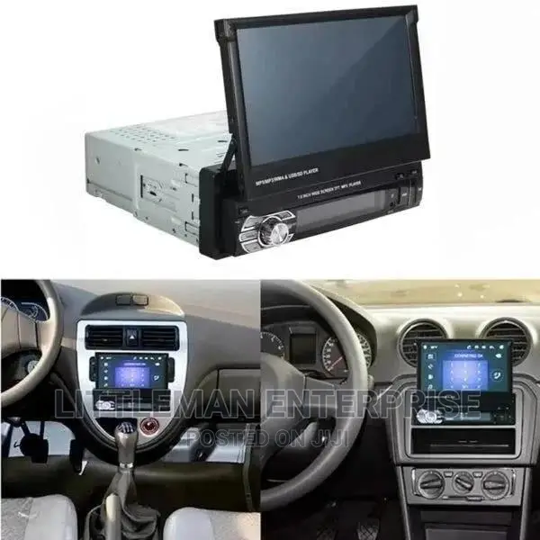 Universal Car Mp5 Retractable Player +FREE CAMERA