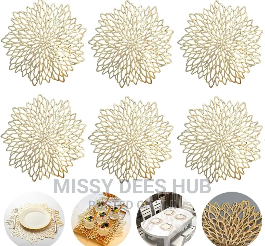 Vinyl Placemats - 6pcs