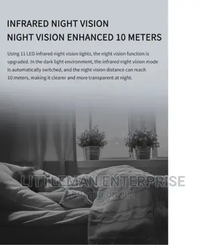 WIFI Camera Rotating Baby Monitor CCTV Nanny Cam 720P