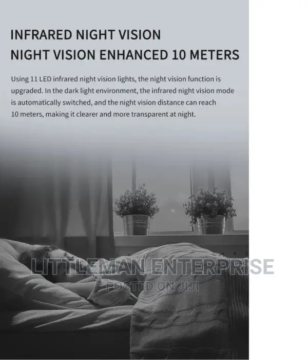 WIFI Camera Rotating Baby Monitor CCTV Nanny Cam 720P