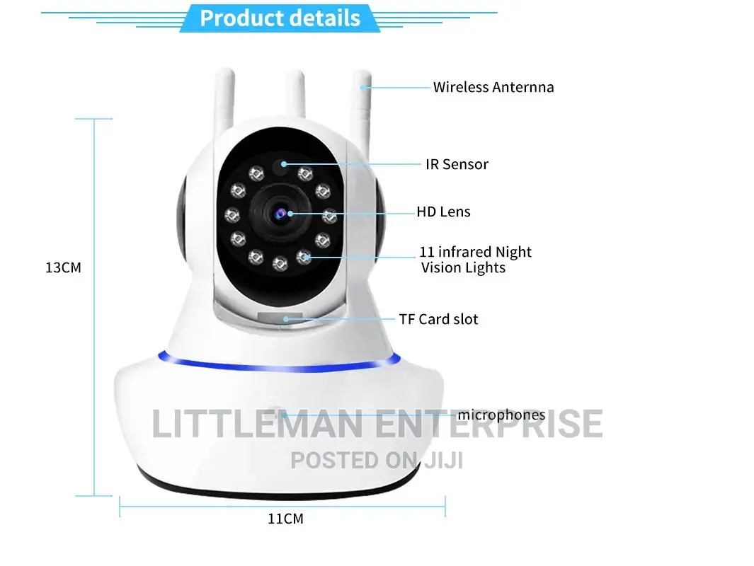 WIFI Camera Rotating Baby Monitor CCTV Nanny Cam 720P
