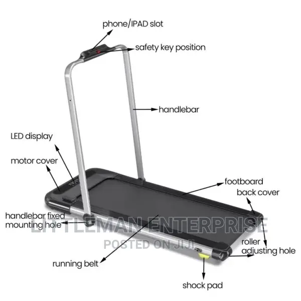 Electric Gym Treadmill Fitness Exercise