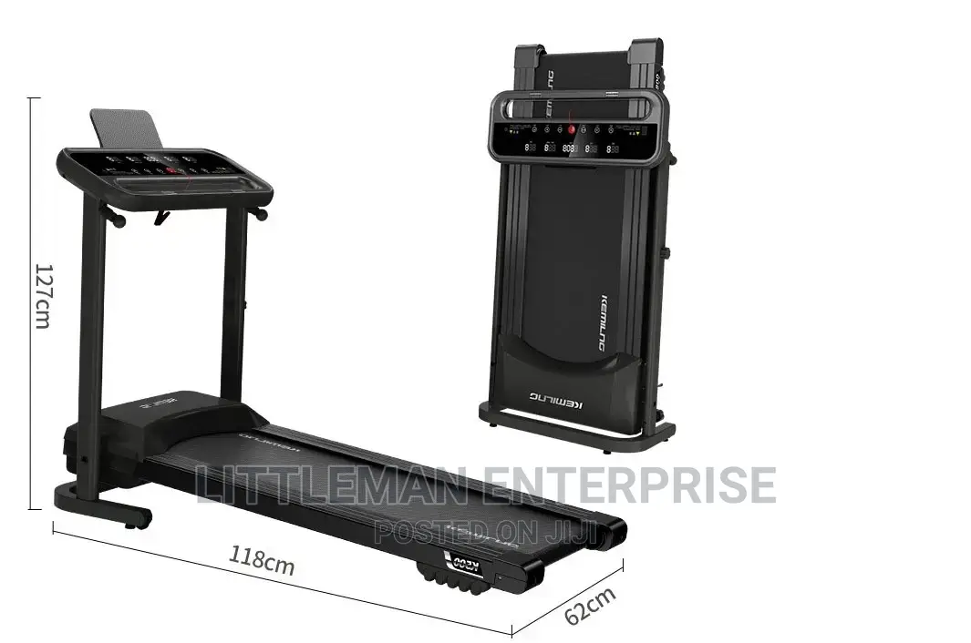 Electric Treadmill Foldable Inbuilt Bluetooth Mp3