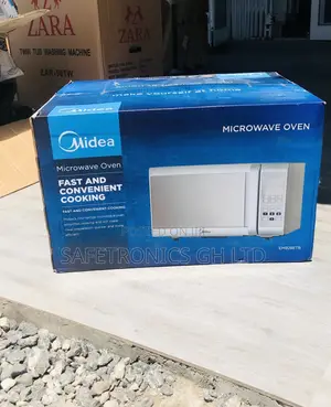 Countertop Midea Em928etb Microwave Gray 28 Liters 