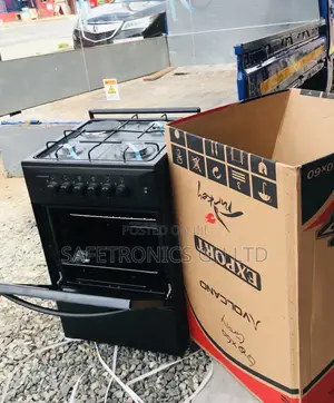3 Gas Volcano Oven With Grill 50x50 Black 1 Electric