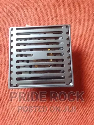 Metal Floor Drain Black and Grey