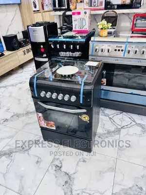 Smart Classy Black Ferre Gas Cooker 60/60 4burner Grill