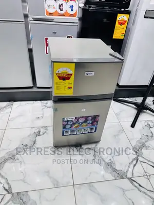 Mini Chill Table Top Double Door Fridge Pearl 10tv