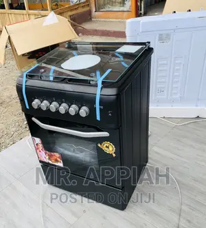 Fast and Reliable Ferre 60x60 4 Gas Burner With Oven(Black)