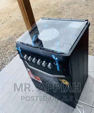Lovely Ferre 60x60 4 Gas Burner With Oven and Grill(Black).