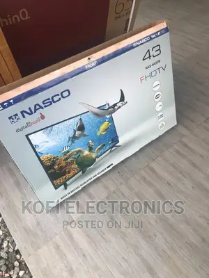 Nasco 43 " LED Full HD Satellite TV (NAS-H43FB)+Wall Bracket