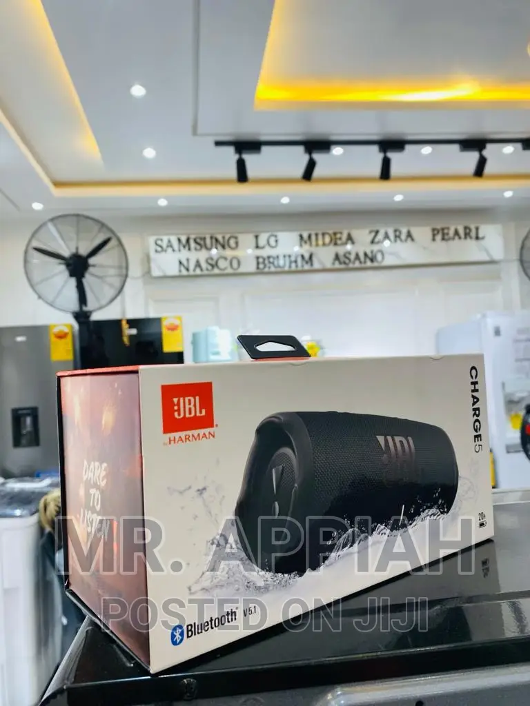 Shop Durable JBL Charge 5 Portable Bluetooth Speaker(Black)