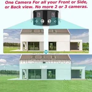 Smart Dual 180° Rotating CCTV Camera (Wireless and Wired)