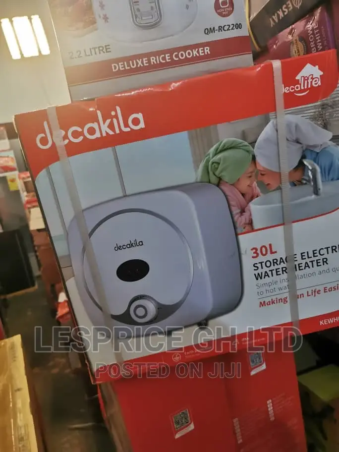 Decakila-30l Water Heater/ Powerful