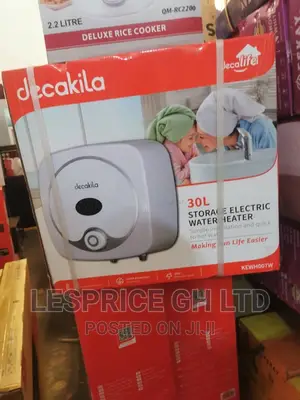 Brand New~Decakila 30L Water Heater