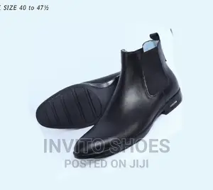 All Sizes 45 46 Qlty Leather Chelsea Boots Mens Shoes
