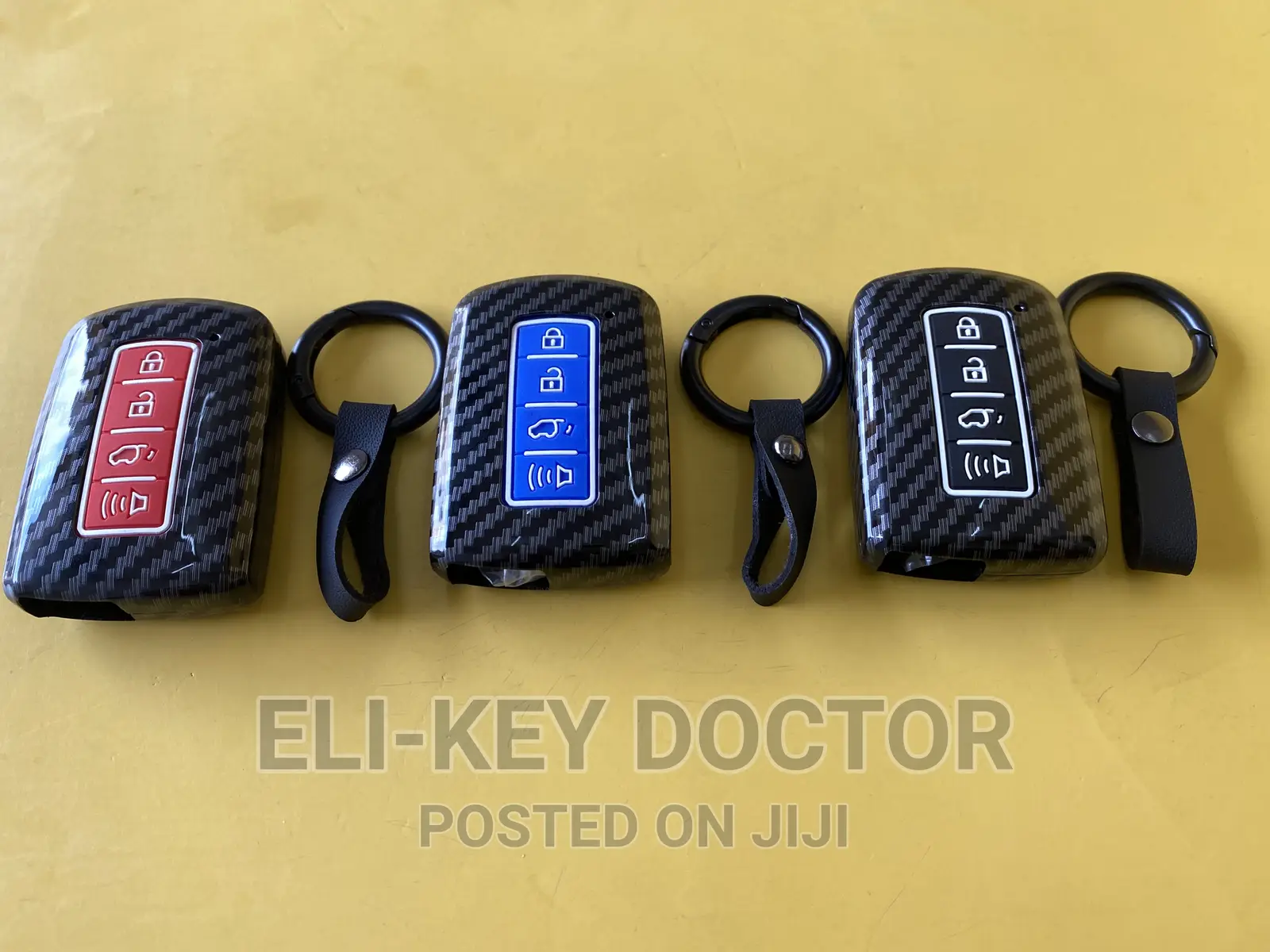 Carbon Smart Key Case for Toyota Camry Corolla Highlander