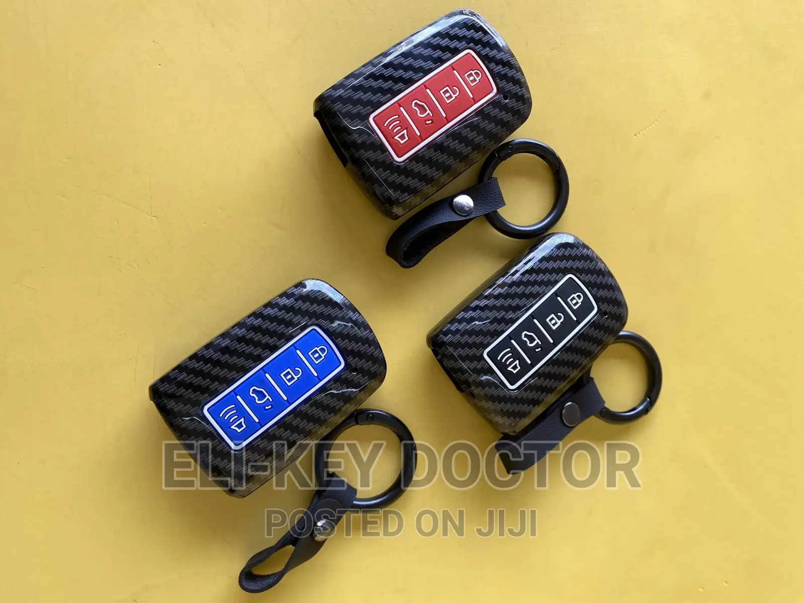 Carbon Smart Key Case for Toyota Camry Corolla Highlander