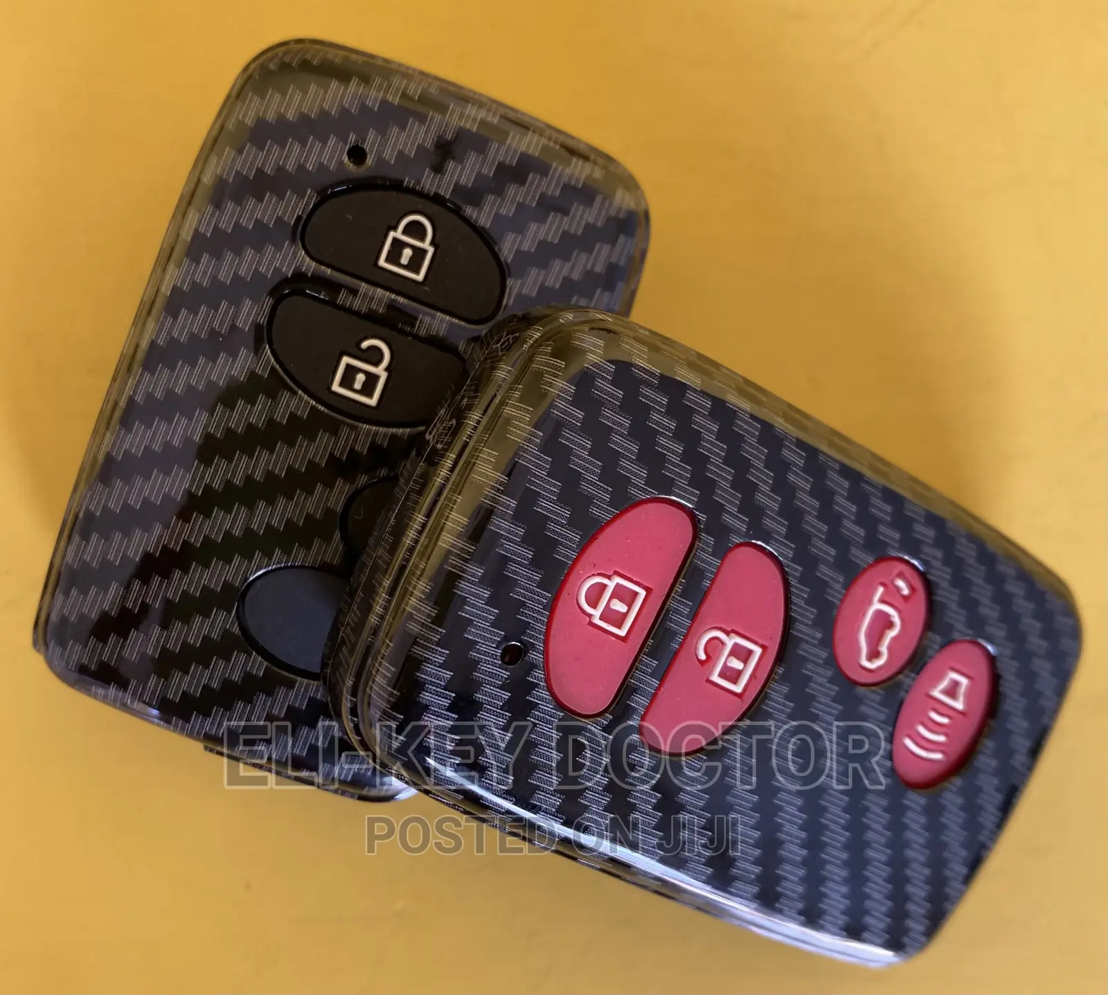 Carbon Case for Toyota Corolla Camry RAV4 Landcruiser Key