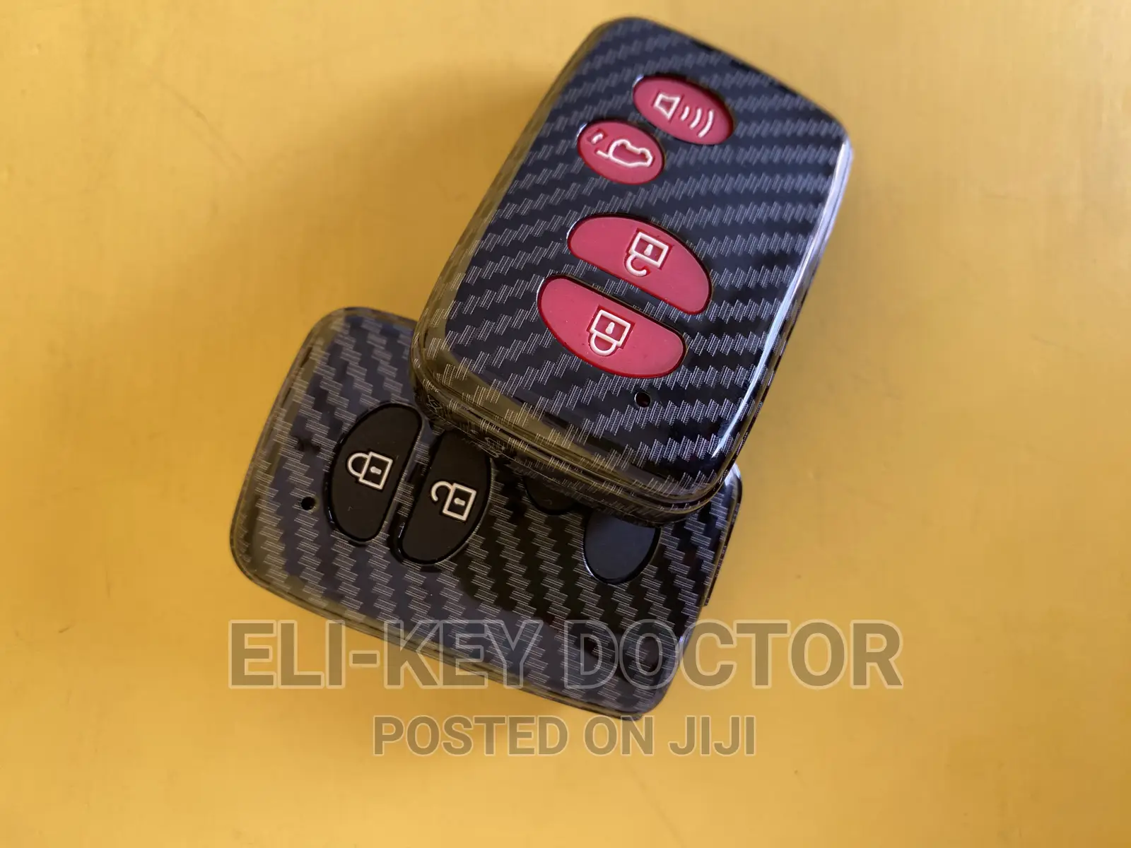 Carbon Case for Toyota Corolla Camry RAV4 Landcruiser Key