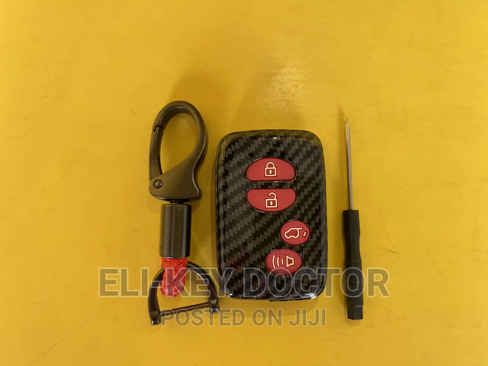 Carbon Case for Toyota Corolla Camry RAV4 Landcruiser Key