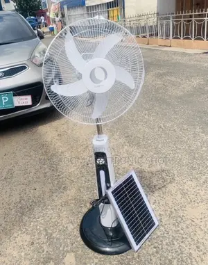 Original Clinette Rechargeable Standing Fan + Solar Panel