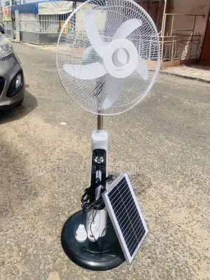 Fast Chilling Clinette Rechargeable Standing Fan+Solar Panel