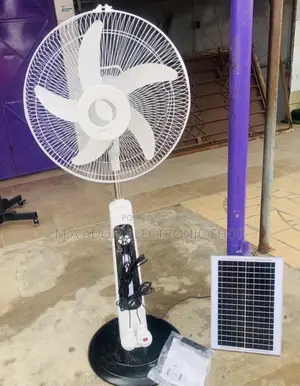 Best Clinette Rechargeable Standing Fan With Solar Panel