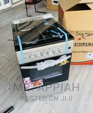 Shop High Quality Volcano 2 Gas + 2 Electric Burner(Gray).