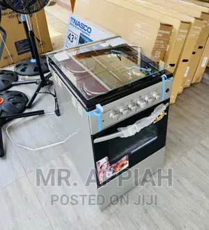 New Volcano 50x50 2 Gas + 2 Electric Burner(Gray)With Oven