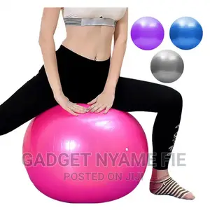 Anti Burst Balance Exercise Ball-Blue-65cm