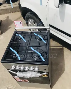 Gray Oven With Grill 4 Gas Cooker Burner Volcano 50x50
