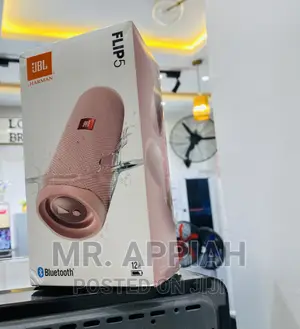 Fast Playing JBL Flip 6 Bluetooth Waterproof Speaker(Pink).