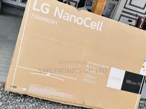  Lg Black 75 Inches Glossy LED Nano81 Nanocell Tv