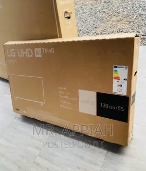 Highly Energy Saving LG 55UQ80003 Uhd LED Tv(55”)Black