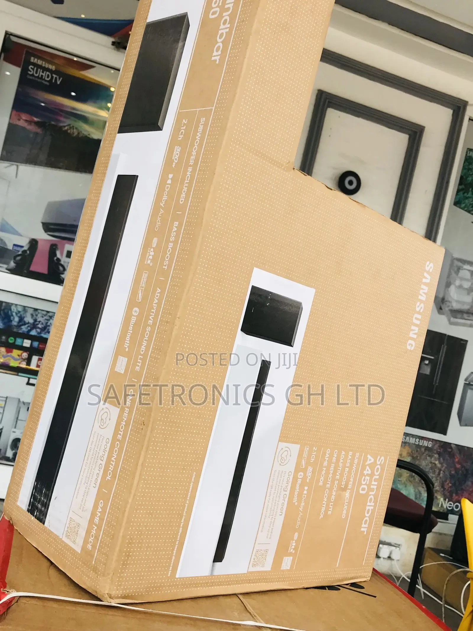 Bluetooth Wireless Hw-C450 Samsung Soundbar Black