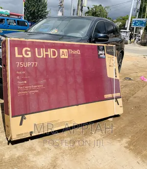 Latest LG 75 Inch 75UP7760 Smart Tv(Black).