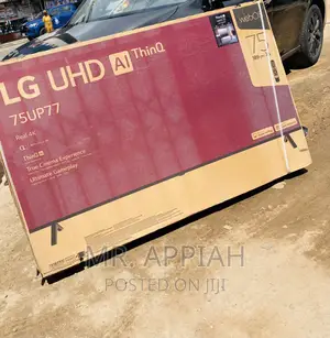 Latest LG 75 Inch 75UP7760 Smart Tv(Black).