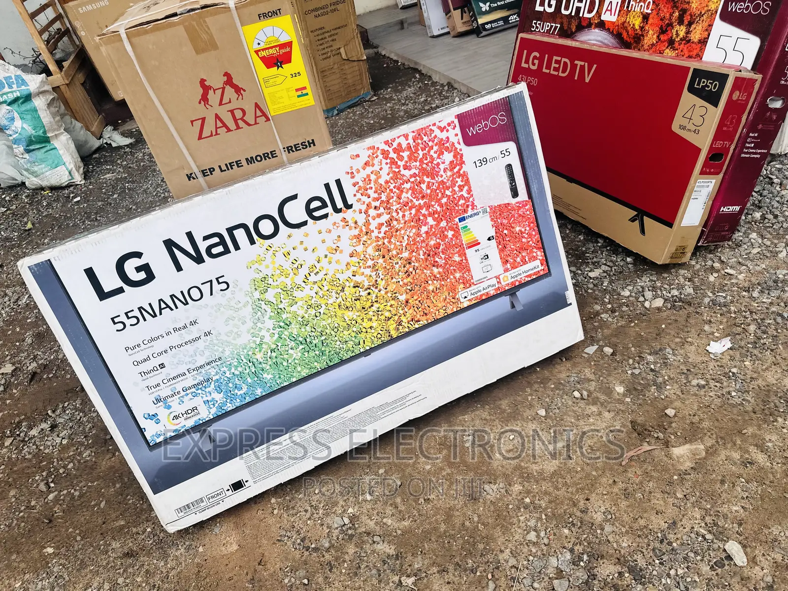 Classy Slim Nanocell UHD Smart 55”Nano75 LG